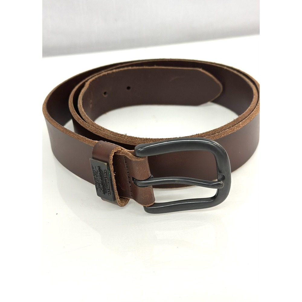 MEN'S LEVI'S Broun GENUINE LEATHER Belt size 44/110cm #11LV02HO